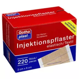 GOTHAPLAST Injektionspluggar 2x6 cm, 220 st