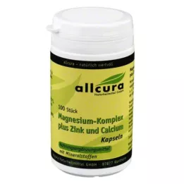 MAGNESIUM KOMPLEX m.Zink+Kalcium Kapslar, 100 Kapslar