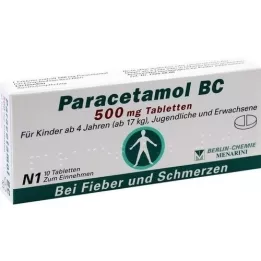 PARACETAMOL BC 500 mg tabletter, 10 st