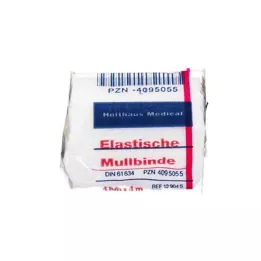 MULLBINDEN elastisk 4 cmx4 m, 1 st