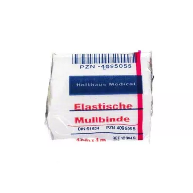 MULLBINDEN elastisk 4 cmx4 m, 1 st MULLBINDEN elastisk 4 cmx4 m, 1 st