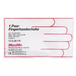 HANDSCHUHE Bomullsstorlek 8 överlängd, 2 st