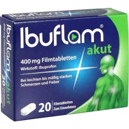 IBUFLAM akut 400 mg filmdragerade tabletter, 20 st