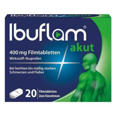 IBUFLAM akut 400 mg filmdragerade tabletter, 20 st