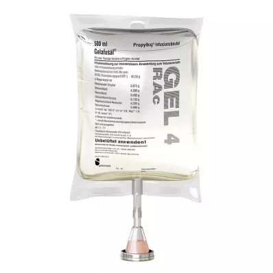 GELAFUSAL PP-Behållare med infusionslösning, 10X500 ml