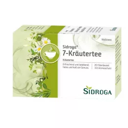 SIDROGA Wellness 7-ört te filterpåse, 20X2,0 g