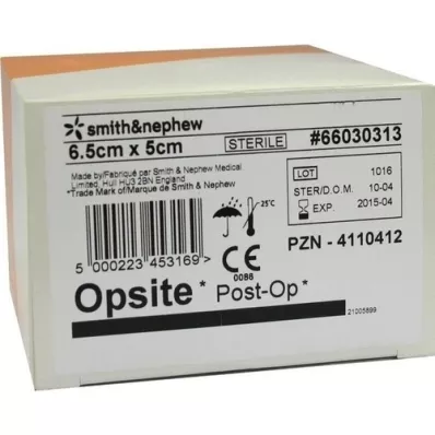 OPSITE Stolpe-OP 5x6,5 cm förband, 6X5 st