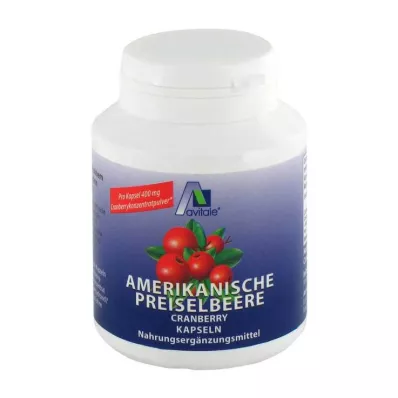 PREISELBEERE Amerikanska 400 mg kapslar, 100 st