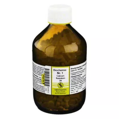 BIOCHEMIE 1 Kalciumfluoratum D 6 tabletter, 1000 st