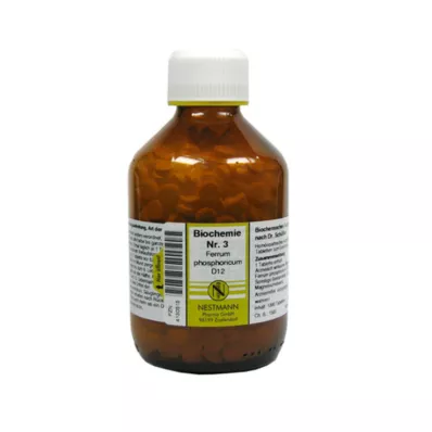 BIOCHEMIE 3 Ferrum phosphoricum D 12 tabletter, 1000 st