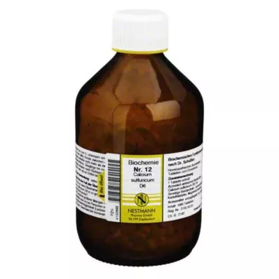 BIOCHEMIE 12 Calcium sulphuricum D 6 tabletter, 1000 st