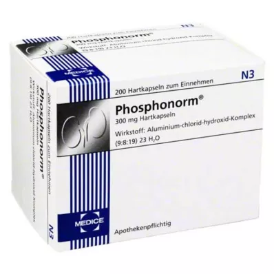 PHOSPHONORM Hårda kapslar, 200 st