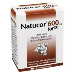 NATUCOR 600 mg forte filmdragerade tabletter, 50 st