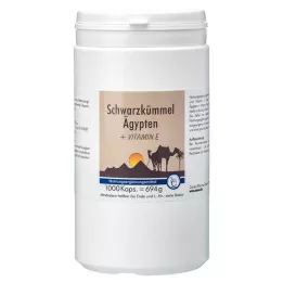 SCHWARZKÜMMEL ÄGYPTEN+E Kapslar, 1000 Kapslar