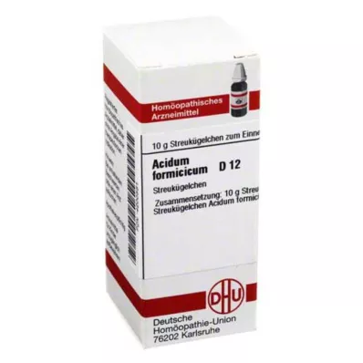 ACIDUM FORMICICUM D 12 kulor, 10 g