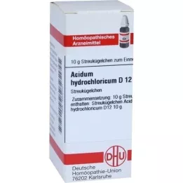 ACIDUM HYDROCHLORICUM D 12 kulor, 10 g