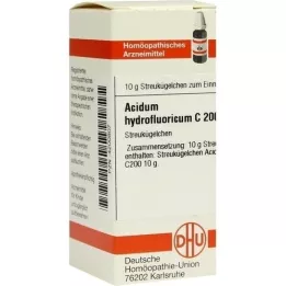 ACIDUM HYDROFLUORICUM C 200 globuli, 10 g