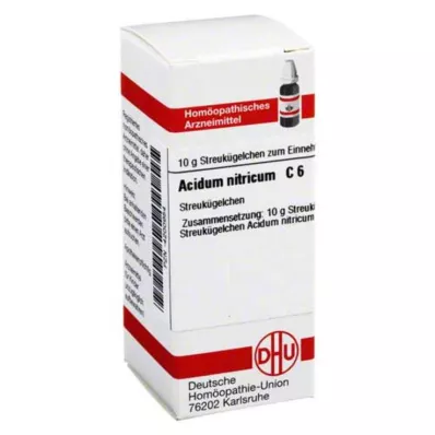 DHU Acidum nitricum C 6 kulor, 10 g DHU Acidum nitricum C 6 kulor, 10 g