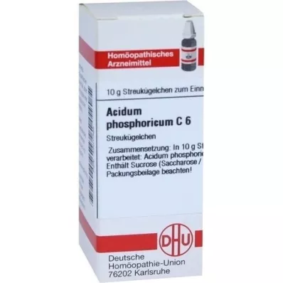 ACIDUM PHOSPHORICUM C 6 globuli, 10 g