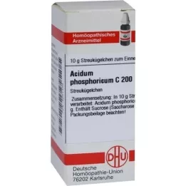 ACIDUM PHOSPHORICUM C 200 globuli, 10 g