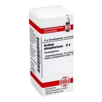 DHU Acidum phosphoricum D 4 kulor, 10 g