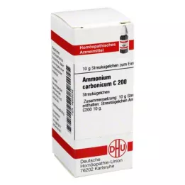 AMMONIUM CARBONICUM C 200 globuli, 10 g