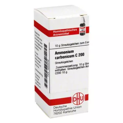 DHU Ammonium carbonicum C 200 Gl, 10 g DHU Ammonium carbonicum C 200 Gl, 10 g