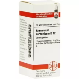 AMMONIUM CARBONICUM D 12 kulor, 10 g