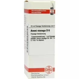 AMMI VISNAGA D 6 Utspädning, 20 ml