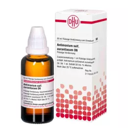 ANTIMONIUM SULFURATUM aurantiacum D 6 Spädning, 50 ml