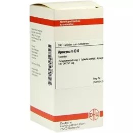 APOCYNUM D 6 tabletter, 200 st