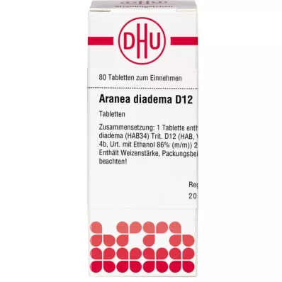 ARANEA DIADEMA D 12 tabletter, 80 st