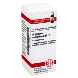 ARGENTUM METALLICUM D 12 kulor, 10 g