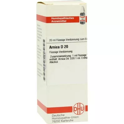 ARNICA D 20 Utspädning, 20 ml ARNICA D 20 Utspädning, 20 ml