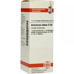 ARSENICUM ALBUM D 20 Utspädning, 20 ml