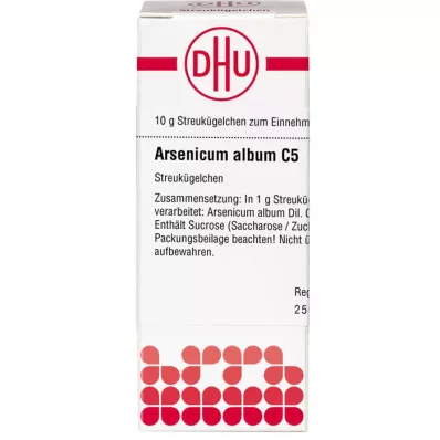 ARSENICUM ALBUM C 5 globuli, 10 g