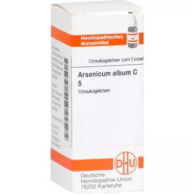 ARSENICUM ALBUM C 5 globuli, 10 g ARSENICUM ALBUM C 5 globuli, 10 g