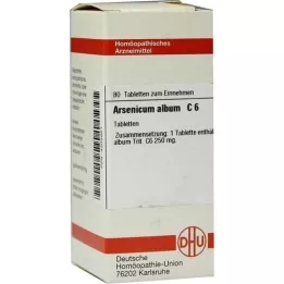 ARSENICUM ALBUM C 6 tabletter, 80 pc