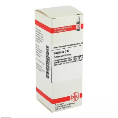 BAPTISIA D 6 Utspädning, 20 ml