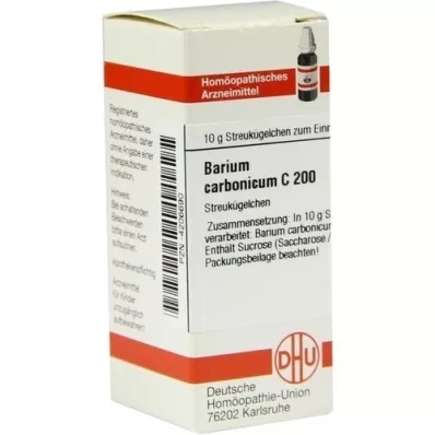 BARIUM CARBONICUM C 200 globuli, 10 g