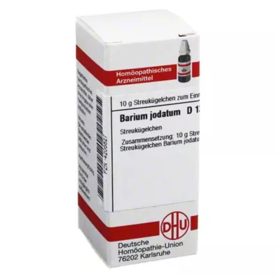BARIUM JODATUM D 12 kulor, 10 g BARIUM JODATUM D 12 kulor, 10 g