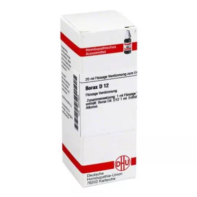 BORAX D 12 Utspädning, 20 ml