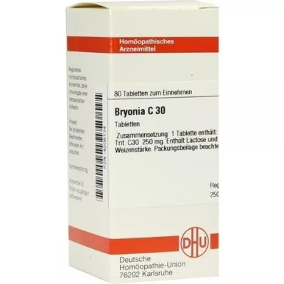 BRYONIA C 30 tabletter, 80 pc