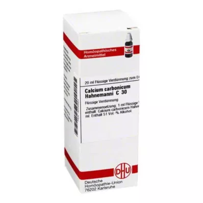 CALCIUM CARBONICUM Hahnemanni C 30 Spädning, 20 ml