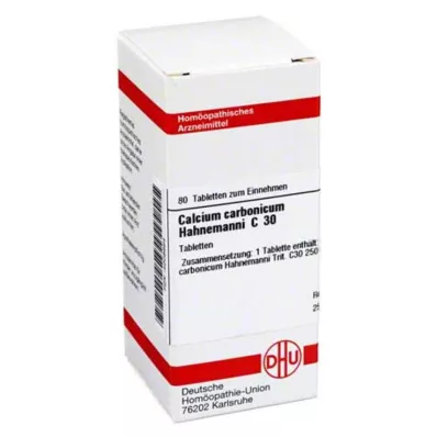 DHU Calcium carbonicum C 30 tabletter, 80 stycken DHU Calcium carbonicum C 30 tabletter, 80 stycken