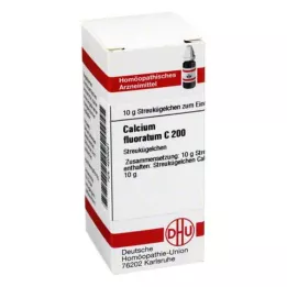 CALCIUM FLUORATUM C 200 globuli, 10 g