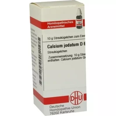 CALCIUM JODATUM D 6 kulor, 10 g