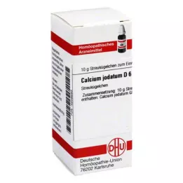 CALCIUM JODATUM D 6 kulor, 10 g