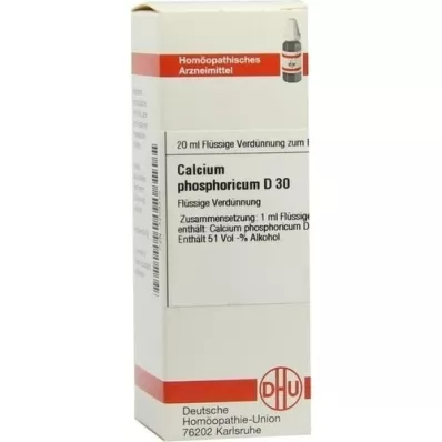 CALCIUM PHOSPHORICUM D 30 Utspädning, 20 ml