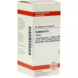 CANTHARIS D 5 tabletter, 80 pc